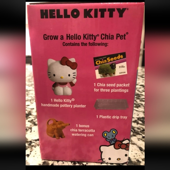 HELLO KITTY 😺 Chia Pet handmade decorative planter BNIB - Picture 5 of 5
